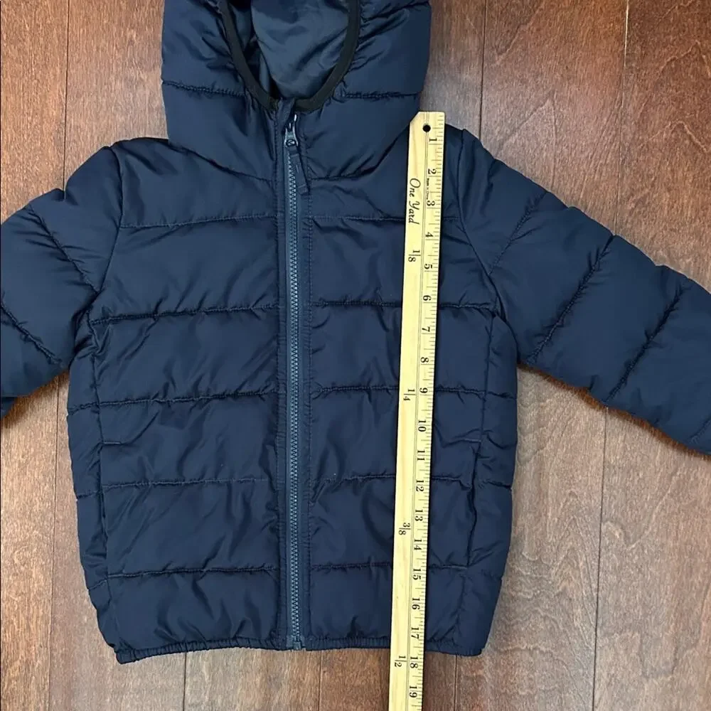 The Children's Place Navy Hooded Puffer Jacket, Size 5T